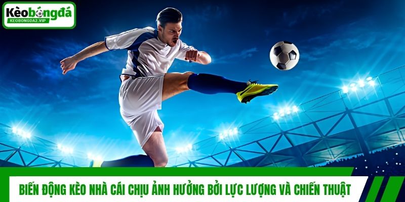 Biến động kèo nhà cái chịu ảnh hưởng bởi lực lượng và chiến thuật