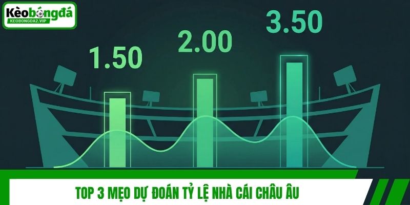 Top 3 mẹo dự đoán tỷ lệ nhà cái châu Âu