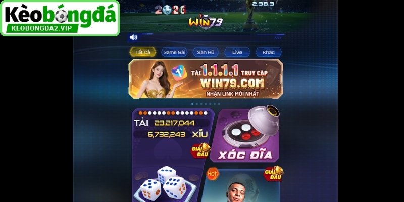 Win79 sở hữu giao diện hiện đại, dễ trải nghiệm